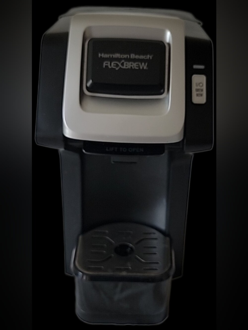 Hamilton Beach FlexBrew Single-Serve Coffee Maker #49974- Black & Silver Accent